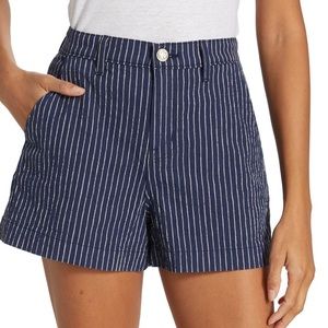 L’AGENCE Jameson Striped High Rise Shorts